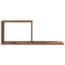 vidaXL Lebegő polcok 2 pcs Antik Fa 80 x 15 x 30 cm Szerelt Fa
