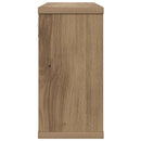 vidaXL Lebegő polcok Kézműves Tölgy 80 x 15 x 30 cm Szerelt Fa