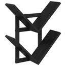 vidaXL Falra Szerelhető Polc Fekete Tölgy 43 x 15 x 47 cm Szerelt Fa