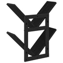 vidaXL Falra Szerelhető Polc 2 pcs Fekete Tölgy 43 x 15 x 47 cm
