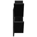 vidaXL Falra Szerelhető Polc 2 pcs Fekete Tölgy 43 x 15 x 47 cm