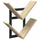 vidaXL Falra Szerelhető Polc Sonoma Tölgy 43 x 15 x 47 cm Szerelt Fa