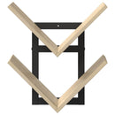 vidaXL Falra Szerelhető Polc 2 pcs Sonoma Tölgy 43 x 15 x 47 cm