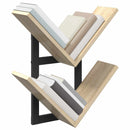 vidaXL Falra Szerelhető Polc 2 pcs Sonoma Tölgy 43 x 15 x 47 cm