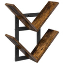 vidaXL Falra Szerelhető Polc Füstös Tölgy 43 x 15 x 47 cm Szerelt Fa