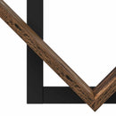 vidaXL Falra Szerelhető Polc 2 pcs Antik Fa 43 x 15 x 47 cm Szerelt Fa