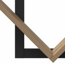 vidaXL Falra Szerelhető Polc 2 pcs Kézműves Tölgy 43 x 15 x 47 cm