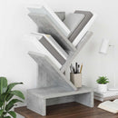 vidaXL Faszerkezet Könyvespolc 3-Szintes 30 x 18 x 48 cm Szerelt Fa
