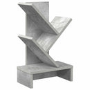 vidaXL Faszerkezet Könyvespolc 3-Szintes 30 x 18 x 48 cm Szerelt Fa