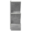 vidaXL Faszerkezet Könyvespolc 3-Szintes 30 x 18 x 48 cm Szerelt Fa