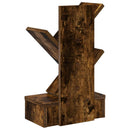 vidaXL Faszerkezet Könyvespolc 3-Szintes 30 x 18 x 48 cm Szerelt Fa