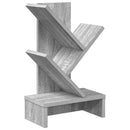 vidaXL Faszerkezet Könyvespolc 3-Szintes 30 x 18 x 48 cm Szerelt Fa