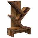 vidaXL Faszerkezet Könyvespolc 3-Szintes 30 x 18 x 48 cm Szerelt Fa