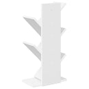 vidaXL Fás könyvespolc 4-tiers 30 x 18 x 60 cm Szerelt Fa Fehér
