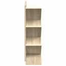 vidaXL Fának tűnő könyvespolc 4 szintes 30 x 18 x 60 cm Szerelt Fa