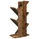 vidaXL Fa Könyvespolc 4-Szintes 30 x 18 x 60 cm Szerelt Fa Antik Fa