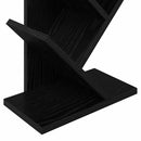 vidaXL Fának álcázott polc 6 szintes 30 x 18 x 100 cm Szerelt Fa
