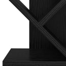 vidaXL Fának álcázott polc 6 szintes 30 x 18 x 100 cm Szerelt Fa