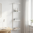vidaXL Falpolc Fehér 25 x 15 x 100 cm Szerelt Fa