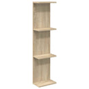 vidaXL Falpolc Sonoma Tölgy 25 x 15 x 100 cm Szerelt Fa