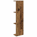 vidaXL Falpolc Antik Fa 25 x 15 x 100 cm Szerelt Fa