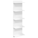 vidaXL Falpolc Fehér 30 x 15 x 100 cm Szerelt Fa