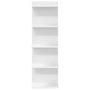 vidaXL Falpolc 2 pcs Fehér 30 x 15 x 100 cm Szerelt Fa