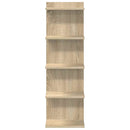 vidaXL Falpolc 2 pcs Sonoma Tölgy 30 x 15 x 100 cm Szerelt Fa