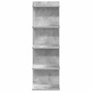 vidaXL Falpolc Betonszürke 30 x 15 x 100 cm Szerelt Fa