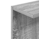 vidaXL Falpolc 2 pcs Szürke Sonoma 30 x 15 x 100 cm Szerelt Fa