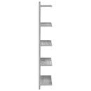 vidaXL Falpolc 2 pcs Szürke Sonoma 30 x 15 x 100 cm Szerelt Fa