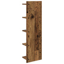 vidaXL Falpolc Antik Fa 30 x 15 x 100 cm Szerelt Fa