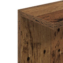 vidaXL Falpolc 2 db Antik Fa 30 x 15 x 100 cm Szerelt Fa