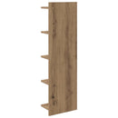 vidaXL Falpolc 2 pcs Kézműves Tölgy 30 x 15 x 100 cm Szerelt Fa