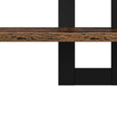 vidaXL Lebegő polcok Antik Fa 40 x 15 x 40 cm Szerelt Fa