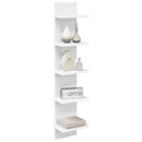 vidaXL Falpolc Fehér 22 x 15 x 100 cm Szerelt Fa