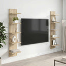 vidaXL Falpolc 2 pcs Sonoma Tölgy 22 x 15 x 100 cm Szerelt Fa