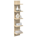 vidaXL Falpolc 2 pcs Sonoma Tölgy 22 x 15 x 100 cm Szerelt Fa