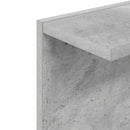 vidaXL Falpolc 2 pcs Betonszürke 22 x 15 x 100 cm Szerelt Fa