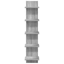 vidaXL Falpolc Szürke Sonoma 22 x 15 x 100 cm Szerelt Fa