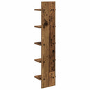 vidaXL Falpolc Antik Fa 22 x 15 x 100 cm Szerelt Fa