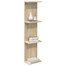 vidaXL Falpolc Sonoma Tölgy 22 x 15 x 100 cm Szerelt Fa