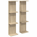 vidaXL Falpolc 2 pcs Sonoma Tölgy 22 x 15 x 100 cm Szerelt Fa