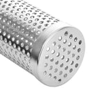 vidaxl Füstölő Cső 2 db Ø 5 x 30 cm Rozsdamentes acél 304 Ezüst
