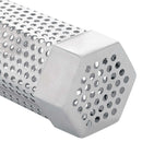 vidaxl Füstölő Cső 2 db 5 x 5 x 30 cm Rozsdamentes acél 304 Ezüst