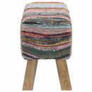 vidaXL pad 60 x 30 x 45 cm Valódi Bőr Sokszínű
