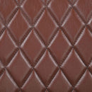 vidaXL pad 110 x 30 x 45 cm Valódi Bőr Barna gyémánt