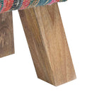 vidaXL pad 110 x 30 x 45 cm Valódi Bőr Sokszínű