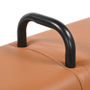 vidaXL pad Barna 110 x 30 x 45 cm Valódi Bőr