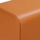 vidaXL Bárszék 2 db Barna 44 x 33 x 74 cm Valódi Bőr